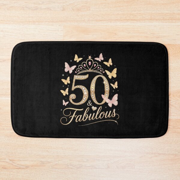 Item preview, 50 And Fabulous, 50 Years Old Women, 50th Birthday Queen designed and sold by angolinnArt.