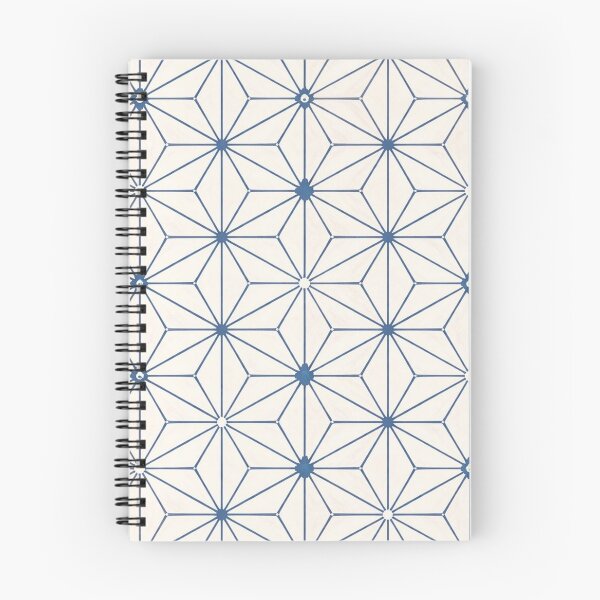 Item preview, Indigo Star Lattice Geometric Pattern designed and sold by DreamPixAtelier.