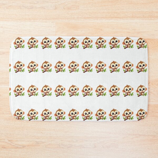 Item preview, cute monkey smiling designed and sold by Funart94.
