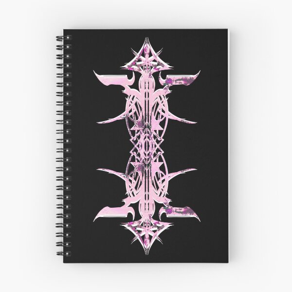 Item preview, Abstract Printed Pin Stripes - Verdigris Pink Claret Black & white on Black Background designed and sold by Elizabeth-Banks.
