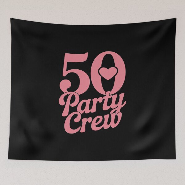 Item preview, 50 Party Crew, Matching Group Women 50th Birthday designed and sold by angolinnArt.