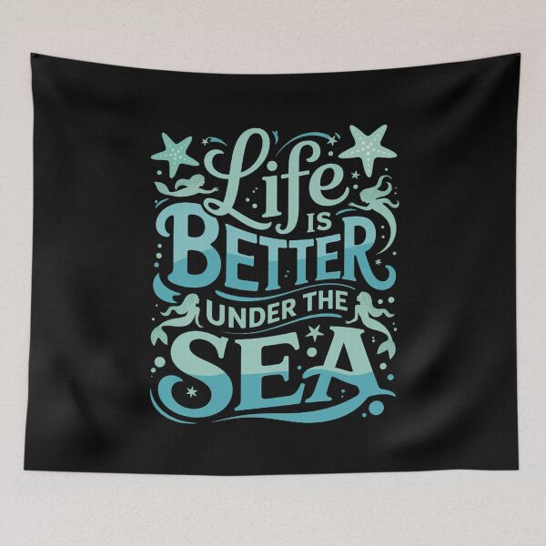 Item preview, Mermaid Life Under The Sea Vacation Marine Biologist designed and sold by tiekanamac.