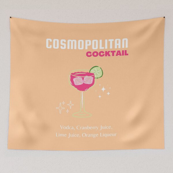 Item preview, Cosmopolitan, Cocktail, Drink, Cocktail Art, Preppy, Retro Art designed and sold by Magic Love Art Print.