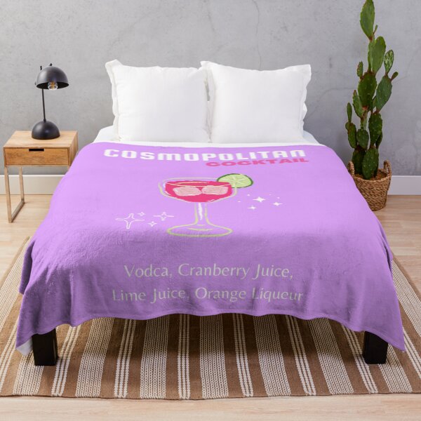 Item preview, Cosmopolitan, Cocktail, Drinks, Cocktail Art, Preppy, Preppy Room, Lilac, Purple designed and sold by Magic Love Art Print.
