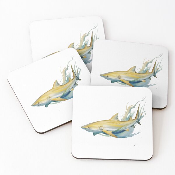 Item preview, Lemon Shark Watercolor Serenity designed and sold by VividTrails.