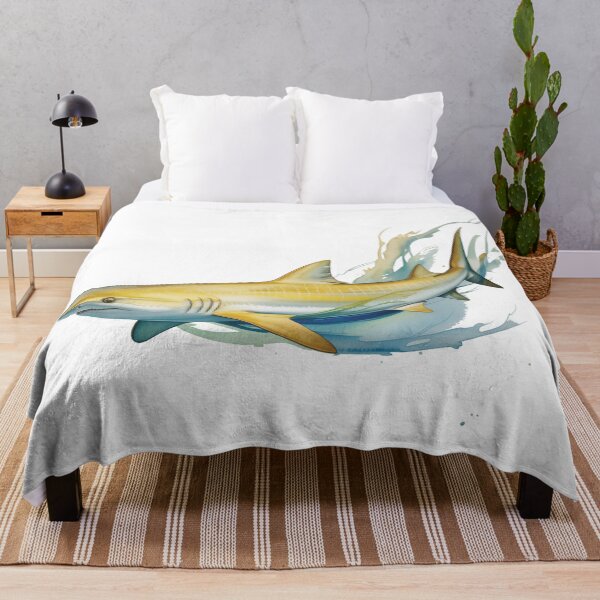 Item preview, Lemon Shark Watercolor Serenity designed and sold by VividTrails.
