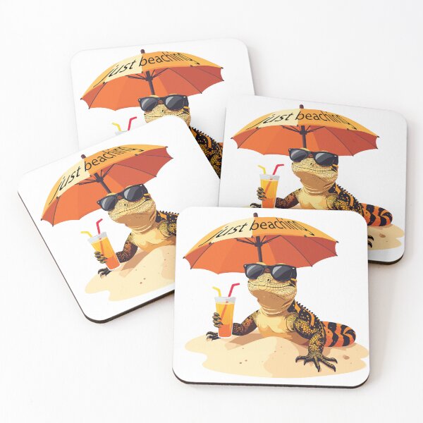 Item preview, Just beaching sun bathing Gila monster designed and sold by Art-Horizon.