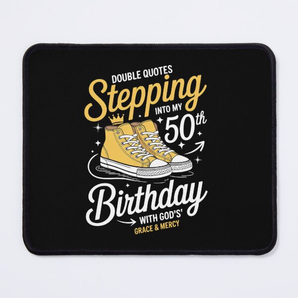 Item preview, 50 Year Old Birthday 50th Birthday With God's Grace & Mercy designed and sold by angolinnArt.
