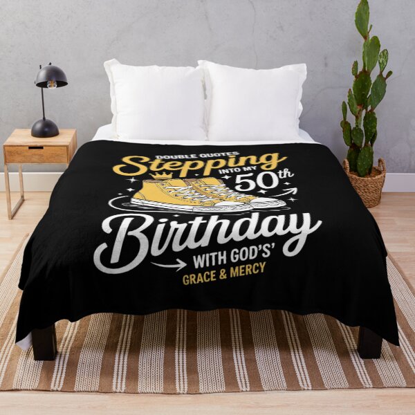 Item preview, 50 Year Old Birthday 50th Birthday With God's Grace & Mercy designed and sold by angolinnArt.