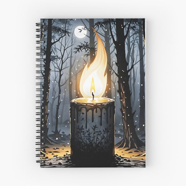 Item preview, Mysterious Candle in a Forest, Ai Generated Art  designed and sold by ACC .