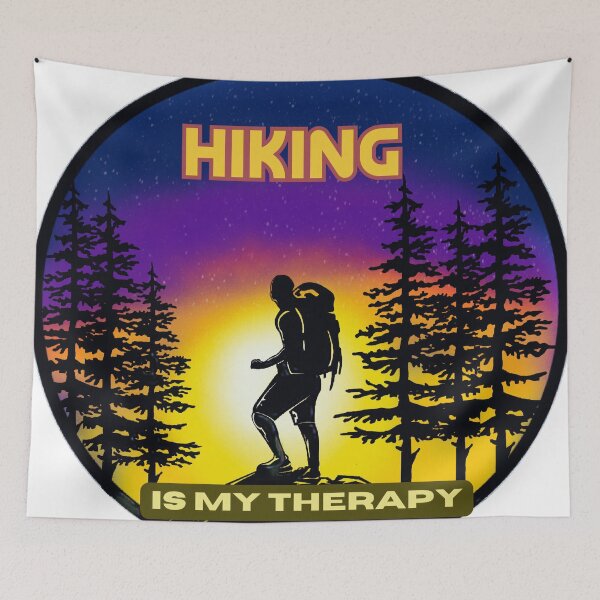 Item preview, Hiking Is My Therapy designed and sold by Pixel-Lair.