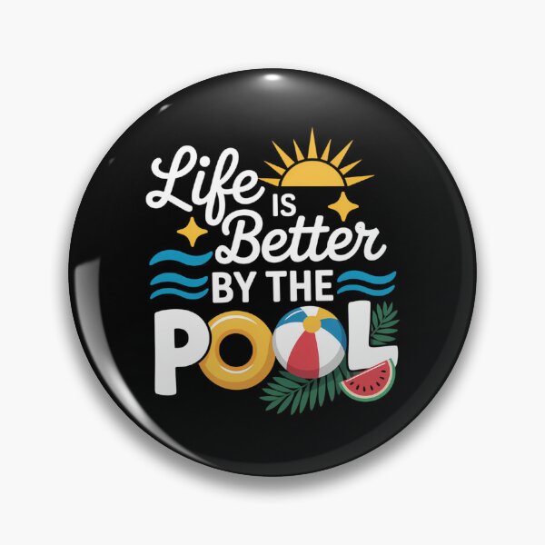 Item preview, Life is Better at The Pool Summer Vacation Summer Party designed and sold by tiekanamac.