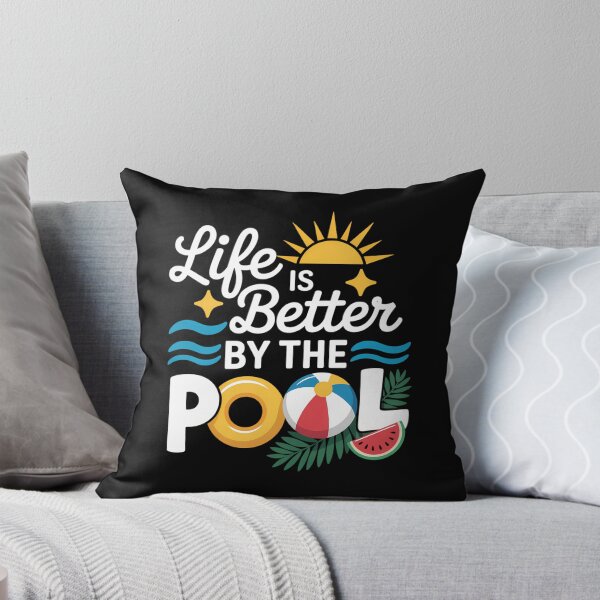 Item preview, Life is Better at The Pool Summer Vacation Summer Party designed and sold by tiekanamac.