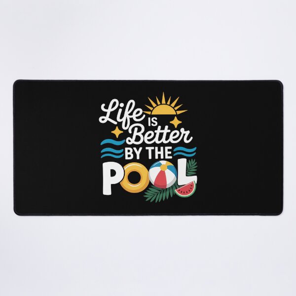 Item preview, Life is Better at The Pool Summer Vacation Summer Party designed and sold by tiekanamac.