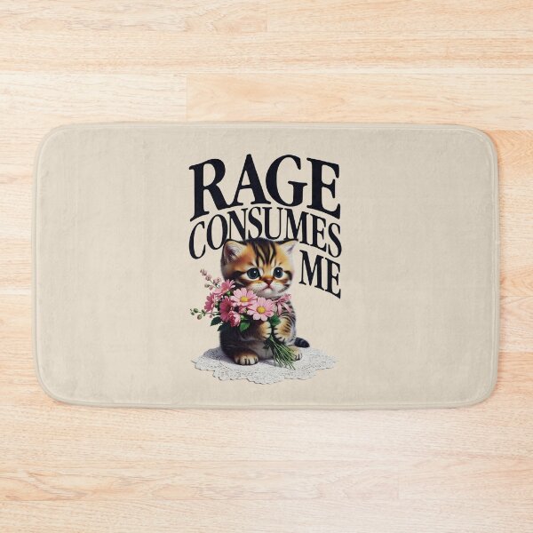Item preview, Rage Consumes Me Cat designed and sold by dudelinart.