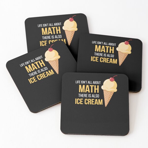 Item preview, Life Isn_t All About Math There is Also Ice Cream School designed and sold by tiekanamac.