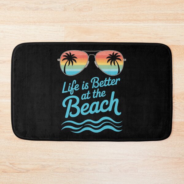 Item preview, Life is Better at The Beach Palm Trees Summer designed and sold by tiekanamac.
