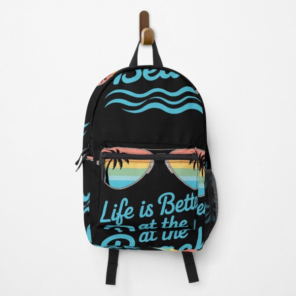 Item preview, Life is Better at The Beach Palm Trees Summer designed and sold by tiekanamac.