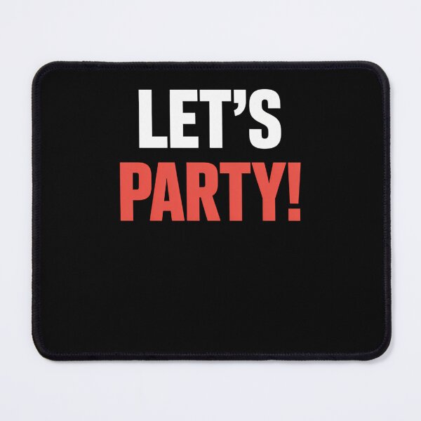 Item preview, Lets Party Bold White Red Celebration Summer designed and sold by tiekanamac.