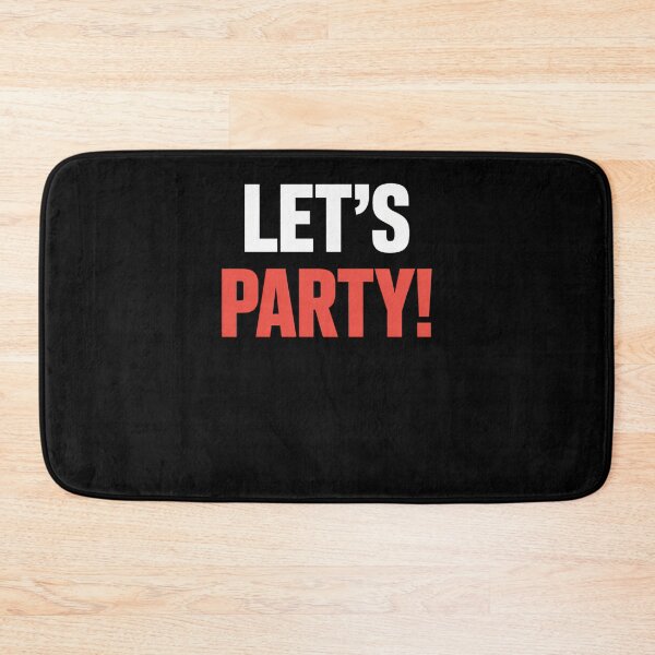 Item preview, Lets Party Bold White Red Celebration Summer designed and sold by tiekanamac.