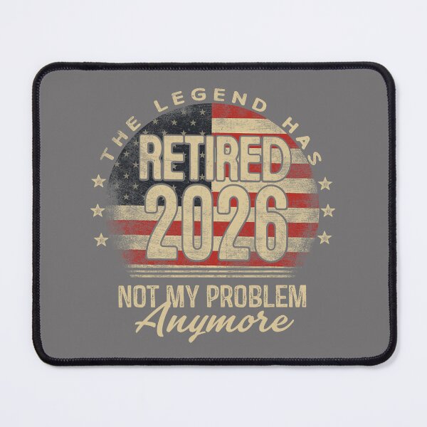 Item preview, The Legend Has Retired 2026 Funny Retirement USA Flag designed and sold by KristineLi.
