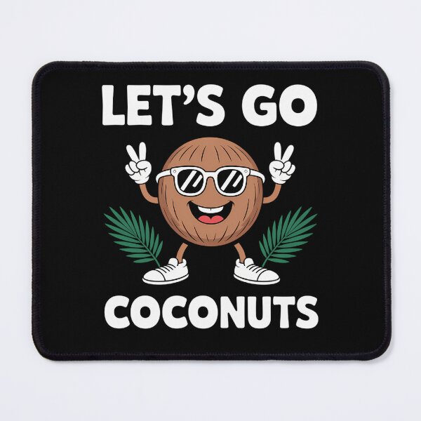 Item preview, Let_s Go Coconuts Funny Fruit Sommer Coconut designed and sold by tiekanamac.