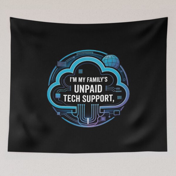 Item preview, Computer Tech, I'm my family's unpaid tech support designed and sold by joyouartArt.