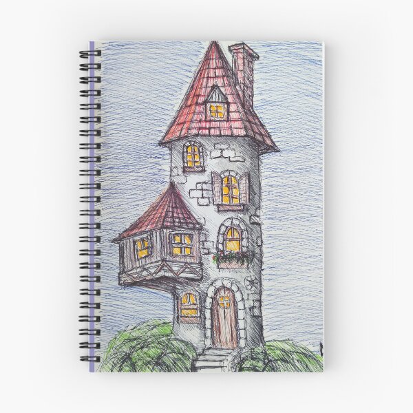 Item preview, Ball Pen Drawing Tower - House designed and sold by Sky-99.