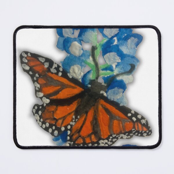 Item preview, Watercolor Bluebonnet with Monarch Butterfly designed and sold by FWWatercolorCo.