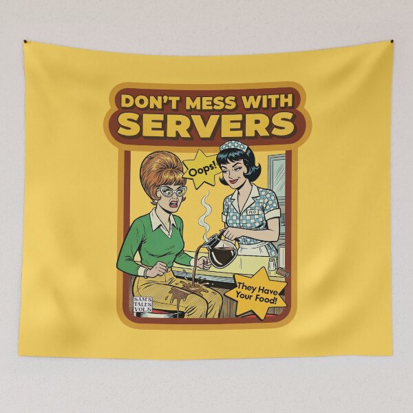 Item preview, Don't Mess With Servers designed and sold by BaconPancakes21.