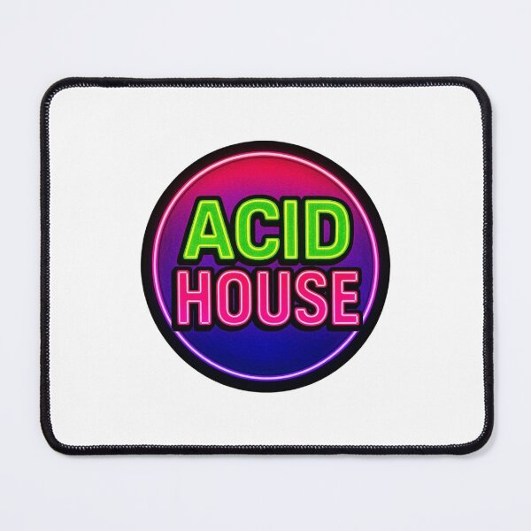 Item preview, Acid House – Neon 303 Electronic Music Circle Design designed and sold by |TRSSHOP|.
