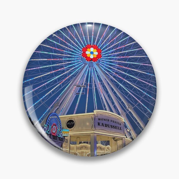 Artikelvorschau, Wiener Prater Riesenrad bei Nacht entworfen und verkauft von Makaronia.