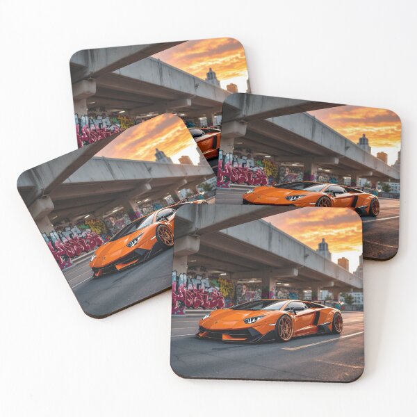Item preview, Lamborghini Murciélago sitting in parking lot sunset designed and sold by Todd1983.
