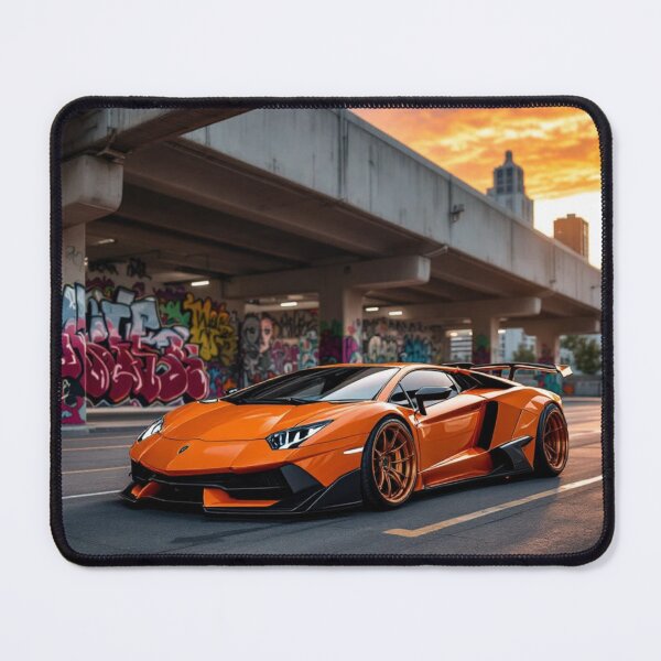 Item preview, Lamborghini Murciélago sitting in parking lot sunset designed and sold by Todd1983.