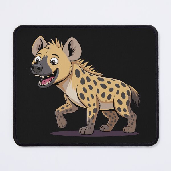 Item preview, Cute Cartoon Hyena Illustration – Funny Spotted Hyena Character designed and sold by Royalsticker.