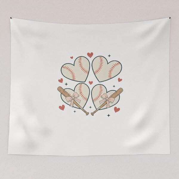 Item preview, Retro Baseball Valentines Day, Baseball lover, Baseball Coquette, Baseball is my valentine, boy Anti valentine  designed and sold by DesignDenDo ⭐⭐⭐⭐⭐.