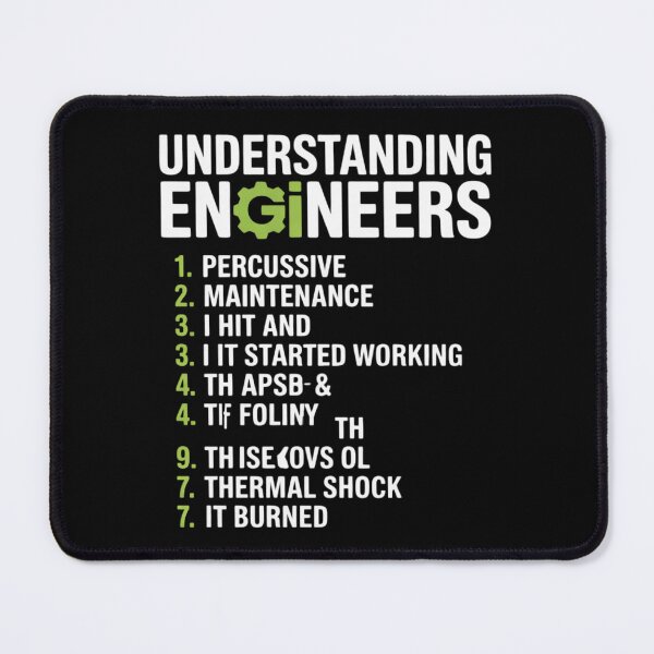 Item preview, Engineer Understanding Engineers Men Black Cotton Blend designed and sold by joyouartArt.