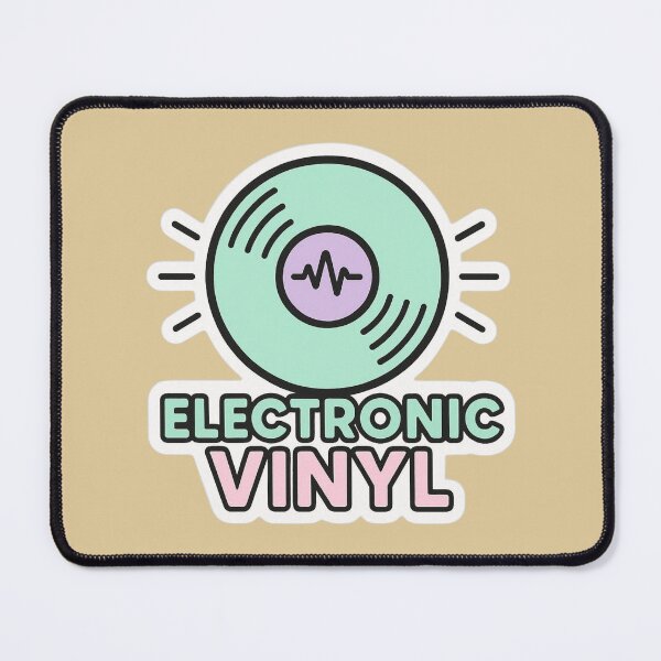 Item preview, Electronic Vinyl – Minimal Record & Sound Wave Design designed and sold by |TRSSHOP|.