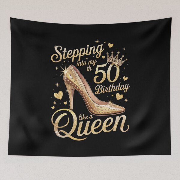 Item preview, 50 Year Old High Heels Stepping Into My 50th Birthday designed and sold by angolinnArt.