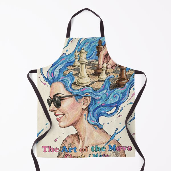 Item preview, Strategic Mind: The Art of the Move - Surreal Chess Illustration designed and sold by Hen-C-Art.