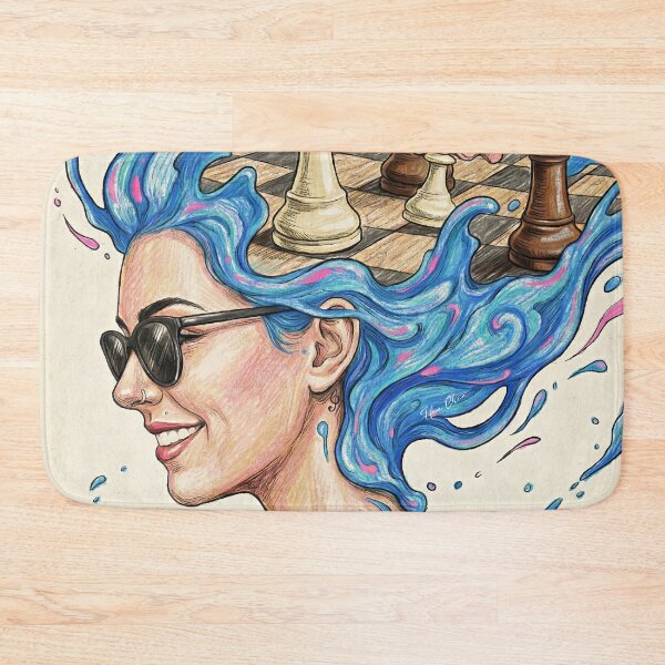 Item preview, Strategic Mind: The Art of the Move - Surreal Chess Illustration designed and sold by Hen-C-Art.