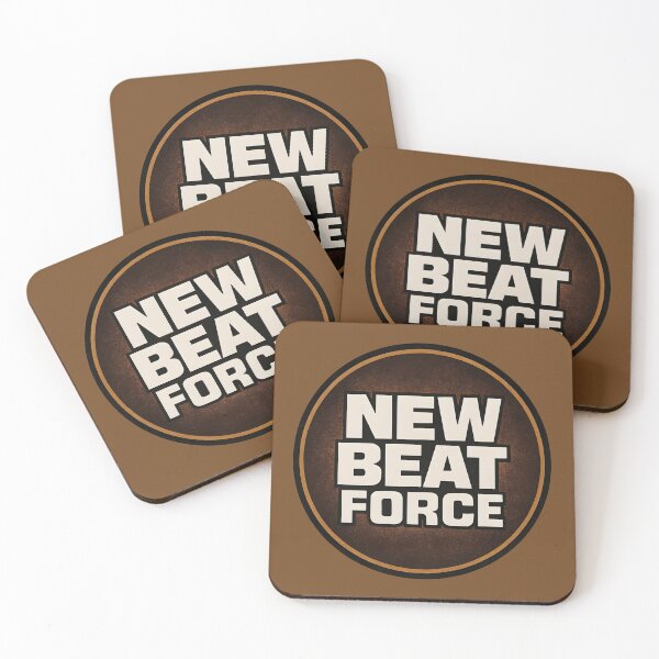 Item preview, New Beat Force – Industrial Rave Power Badge designed and sold by |TRSSHOP|.