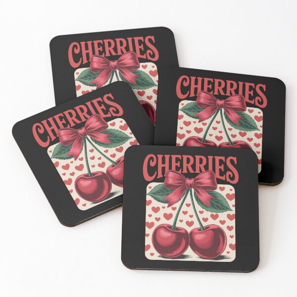 Item preview, Leopard Cherries Coquette Bow Summer Fruit Aesthetic Cherry designed and sold by tiemacopaxer.