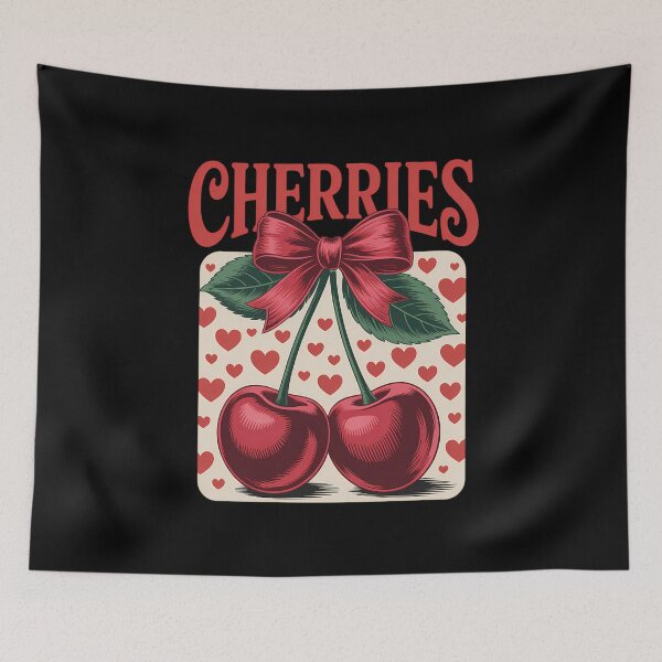 Item preview, Leopard Cherries Coquette Bow Summer Fruit Aesthetic Cherry designed and sold by tiemacopaxer.