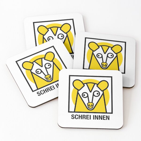 Artikelvorschau, Minimalistisches deutsches Opossum – Schrei Innen entworfen und verkauft von gaogle.