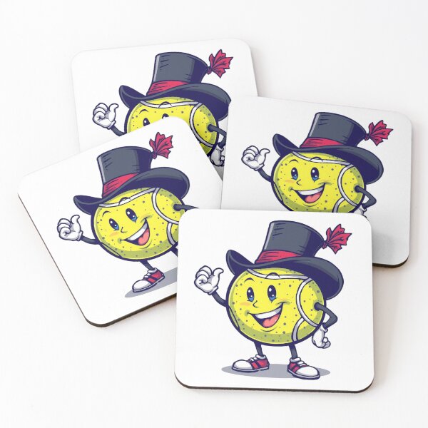 Item preview,  Tennis Game Ball Cartoon Sticker, Tennis Gifts  designed and sold by colorleafz.