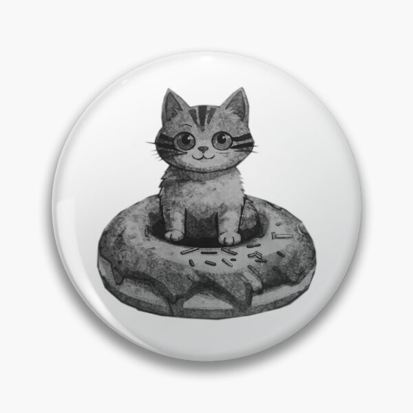Item preview, Cat In Donut designed and sold by kinpirks.