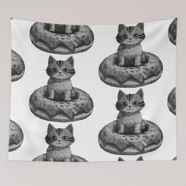 Item preview, Cat In Donut designed and sold by kinpirks.