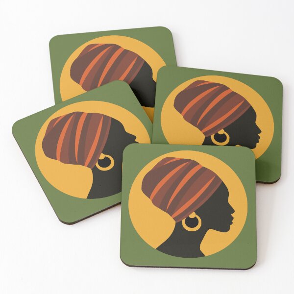 Item preview, Simply Graceful - African Minimalist Portrait designed and sold by MammothArt.