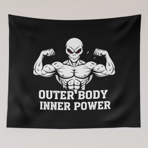 Item preview, RESIDENT ALIEN GYM designed and sold by ALL ART .